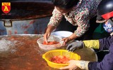Chợ cá Yên Sở nhộn nhịp ngày ông Công ông Táo